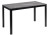 Extrema Marble Dinning Table Black with Paris Table Base  - 119 X 69cm
