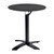 Extrema Metallic Anthracite Dining Table with Spaceguard Deluxe Black Flip Top Base - 60cm