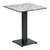 Extrema Mixed Terrazzo Dining Table with Anzio Black Base - 79x79cm