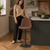 Torino Bar Stool Brown with Black Frame