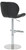 Monza Signature Real Leather Bar Stool Black