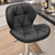 Monza Signature Real Leather Bar Stool Black