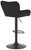 Varenna Bar Stool Black with Black Frame