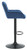 Varenna Bar Stool Blue with Black Frame