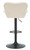 Varenna Bar Stool Cream with Black Frame