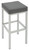 Cube Bar Stool Charcoal
