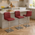 Luscious Bar Stool Berry Red