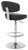 Calipso Bar Stool Black