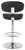 Calipso Bar Stool Black