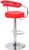 Zenith Bar Stool Red
