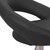 Sorrento Real Leather Bar Stool Black