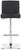 Snella Bar Stool Black