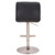 *ONLY 1 LEFT* Allegro Brushed Bar Stool Black