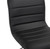 Aldo Brushed Bar Stool Black