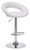 Sorrento Real Leather Bar Stool Bright White