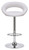 Sorrento Real Leather Bar Stool Bright White
