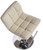 Allegro Real Leather Bar Stool Cream