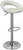Sorrento Leather Brushed Bar Stool White