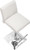Snella Real Leather Bar Stool White