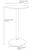 Como Poseur Table Round Clear Glass