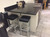Cube Bar Stool Black