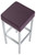 Cube Bar Stool Purple