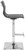 Rovigo Bar Stool Black