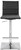 Rovigo Bar Stool Black