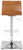 *ONLY 1 LEFT* Venezia Bar Stool Walnut
