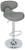 Carcaso Bar Stool Slate Grey