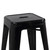 Set of 2 Oslo Bar Stools Black