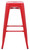 Set of 2 Oslo Bar Stools Red