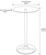 Allegro Real Leather Bar Stool and Como Table Package