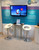 Sorrento Real Leather Bar Stool and Como Table Package