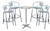 London Outdoor Stool and Table Package