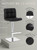 Allegro Signature Real Leather Bar Stool Black