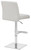 Snella Signature Leather Bar Stool White