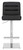 Deluxe Luscious Bar Stool Black
