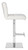 Deluxe Luscious Bar Stool White