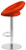 Deluxe Sorrento Leather Bar Stool Red