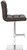 Deluxe Allegro Bar Stool Brown Square Base