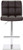 Deluxe Allegro Bar Stool Brown Square Base