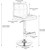 Deluxe Allegro Bar Stool Grey Square Base
