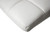 Deluxe Allegro Real Leather Bar Stool White Square Base