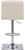 Deluxe Luscious Bar Stool Cream Square Base