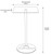 Aldo Fixed Height Bar Stool and Como Table Package