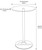 Aldo Fixed Height Curved Bar Stool and Como Table Package