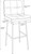 Allegro Fixed Height Bar Stool and Como Table Package