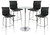 Rovigo Fixed Height Bar Stool and Como Table Package