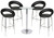 Sorrento Kitchen Fixed Height Bar Stool and Como Table Package